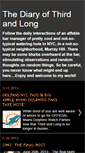 Mobile Screenshot of diaryofthirdandlong.blogspot.com
