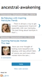 Mobile Screenshot of ancestral-awakening.blogspot.com