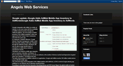 Desktop Screenshot of angelswebservices.blogspot.com