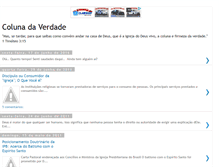Tablet Screenshot of colunadaverdade.blogspot.com