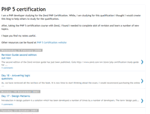 Tablet Screenshot of php5cert.blogspot.com