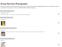 Tablet Screenshot of kristyharrisonphotography.blogspot.com