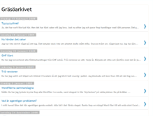 Tablet Screenshot of grasoarkivet.blogspot.com