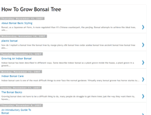 Tablet Screenshot of how-to-grow-bonsai-tree.blogspot.com