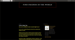 Desktop Screenshot of onlinexfriends.blogspot.com