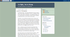 Desktop Screenshot of imright-urwrong.blogspot.com