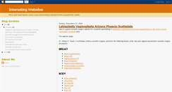 Desktop Screenshot of interestingsiteshere.blogspot.com