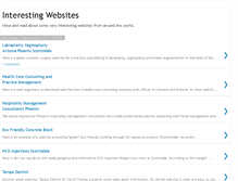 Tablet Screenshot of interestingsiteshere.blogspot.com