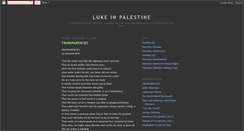 Desktop Screenshot of luke-in-palestine.blogspot.com