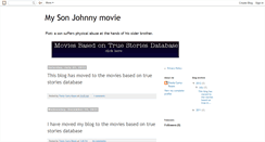 Desktop Screenshot of mysonjohnnymovie.blogspot.com