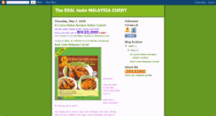 Desktop Screenshot of a1realtastecurry.blogspot.com