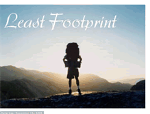 Tablet Screenshot of leastfootprint.blogspot.com