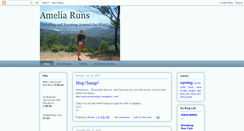 Desktop Screenshot of ameliaruns.blogspot.com