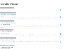 Tablet Screenshot of labradorchocolat-46.blogspot.com