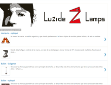 Tablet Screenshot of luzidelamps.blogspot.com