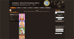 Desktop Screenshot of hindi-devotionalmp3.blogspot.com