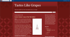 Desktop Screenshot of itastegrapes.blogspot.com