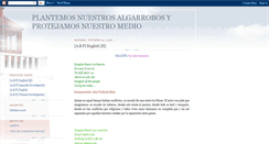 Desktop Screenshot of cercandoalgarrobos.blogspot.com