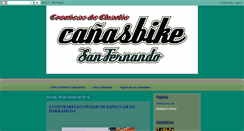 Desktop Screenshot of canasbikecronicas.blogspot.com