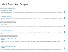 Tablet Screenshot of craftsanddesigns.blogspot.com