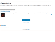 Tablet Screenshot of ebonyguitar.blogspot.com