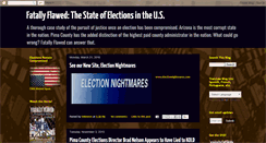 Desktop Screenshot of fatallyflawedelections.blogspot.com