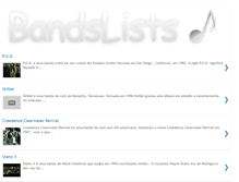 Tablet Screenshot of bandslists.blogspot.com