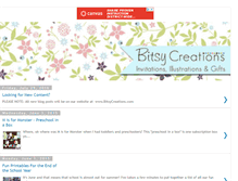 Tablet Screenshot of bitsycreations.blogspot.com