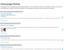 Tablet Screenshot of ginecologiaonline.blogspot.com