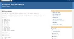 Desktop Screenshot of parragolf.blogspot.com