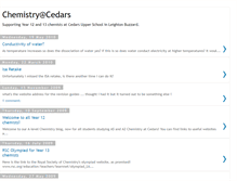 Tablet Screenshot of cedarschemistry.blogspot.com