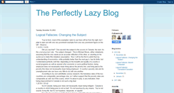 Desktop Screenshot of lazyperfectionist1.blogspot.com