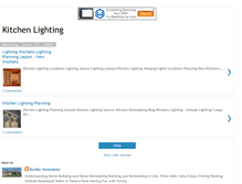 Tablet Screenshot of kitchen-lighting-blog.blogspot.com