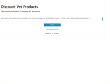 Tablet Screenshot of discount-vetproducts.blogspot.com