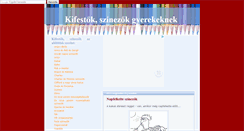 Desktop Screenshot of kifestok-szinezok.blogspot.com
