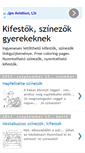 Mobile Screenshot of kifestok-szinezok.blogspot.com