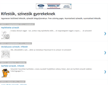 Tablet Screenshot of kifestok-szinezok.blogspot.com