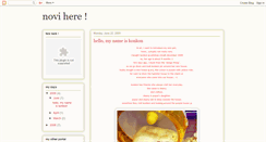 Desktop Screenshot of novitakarana.blogspot.com