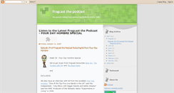 Desktop Screenshot of frogcastthepodcast.blogspot.com