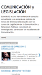 Mobile Screenshot of comunicacionylegislacion.blogspot.com