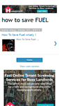 Mobile Screenshot of how-to-save-fuel.blogspot.com