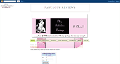 Desktop Screenshot of fab-reviews.blogspot.com