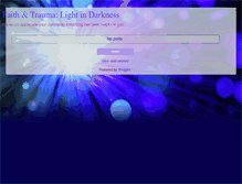 Tablet Screenshot of faithandtraumalightindarkness.blogspot.com