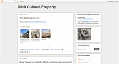 Desktop Screenshot of illicit-cultural-property.blogspot.com