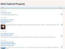 Tablet Screenshot of illicit-cultural-property.blogspot.com