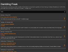 Tablet Screenshot of gambling-freak.blogspot.com