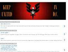 Tablet Screenshot of keepunitedindc.blogspot.com