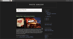 Desktop Screenshot of photosorcery.blogspot.com