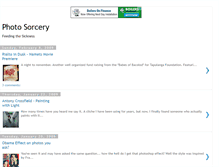 Tablet Screenshot of photosorcery.blogspot.com