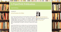 Desktop Screenshot of paperdahlpublications.blogspot.com